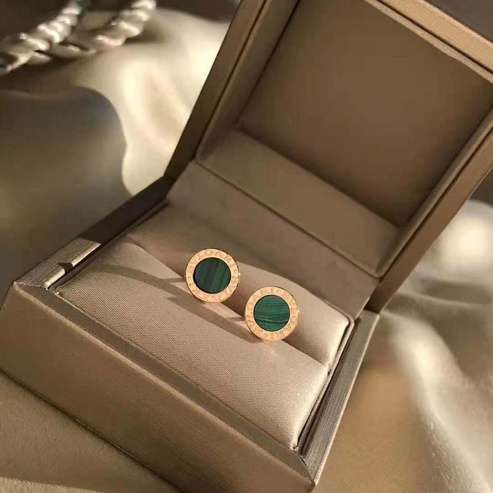 Bulgari-BVLGARI-BVLGARI-18-kt-Rose-Gold-Single-Stud-Earring-Green-4.jpg