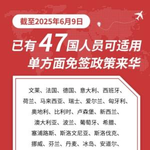 中国对哪些国家免签15天？